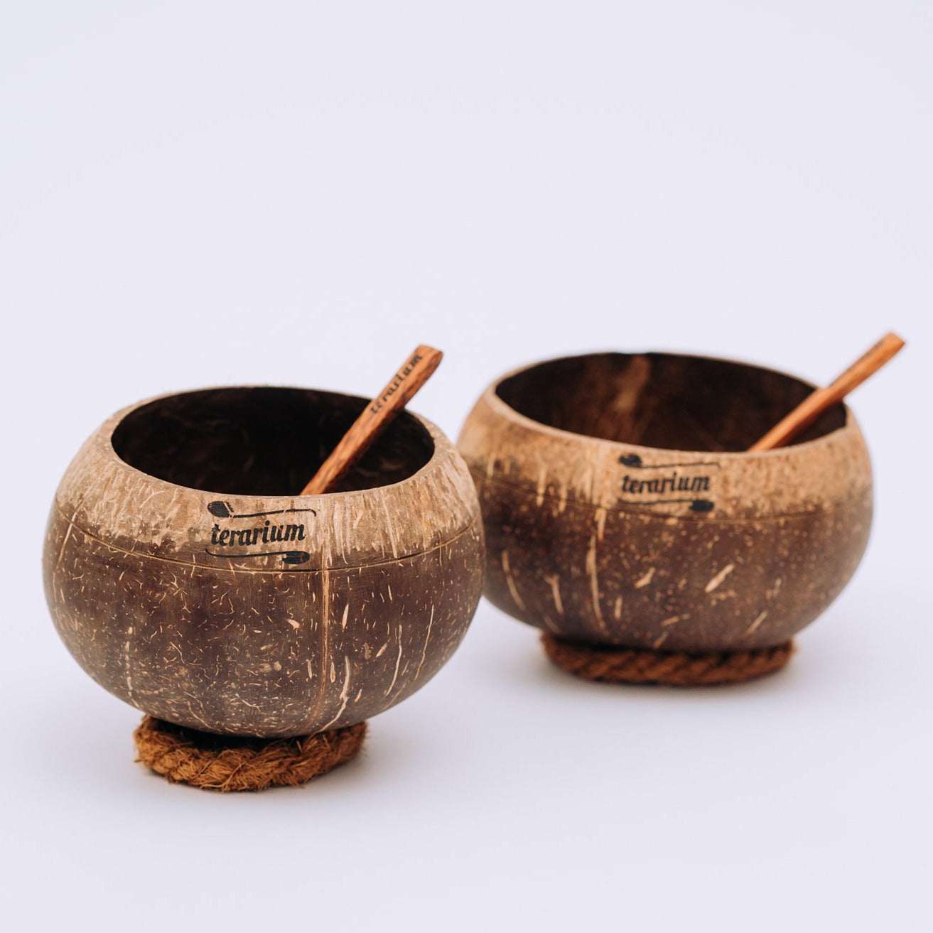 set 2 boluridin nuca de cocos + lingura 800ml