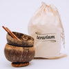 saculet + 2 boluri din nuca de cocos + lingura 800ml